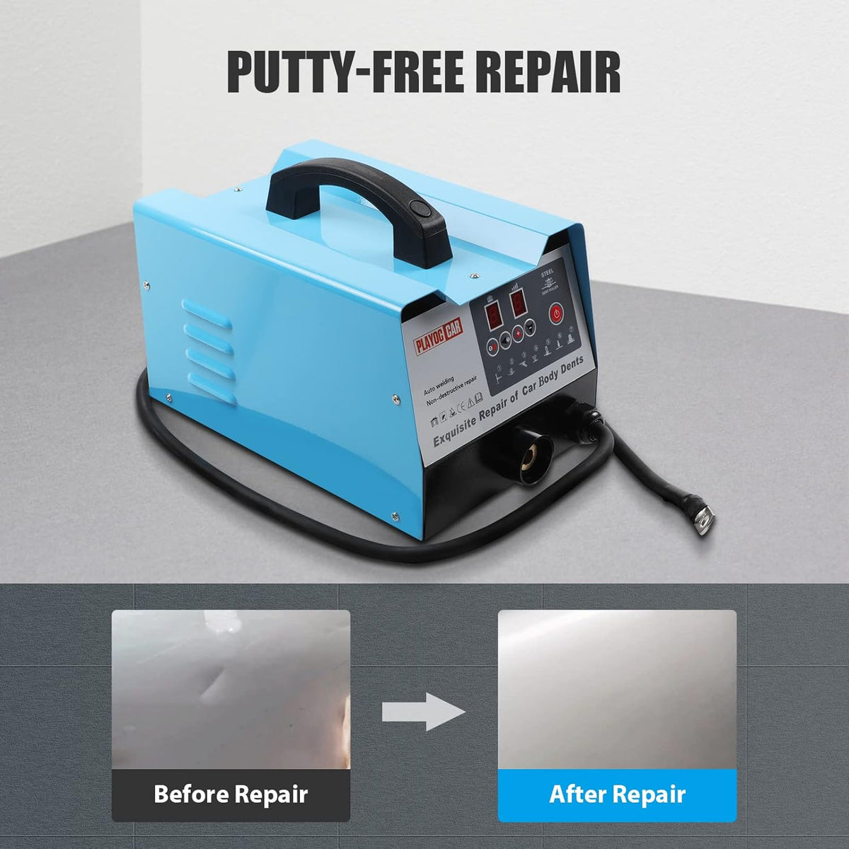 110V 3800A Stud Welding Machine 7 Modes Car Body Dents Repair Tool Kit R350882