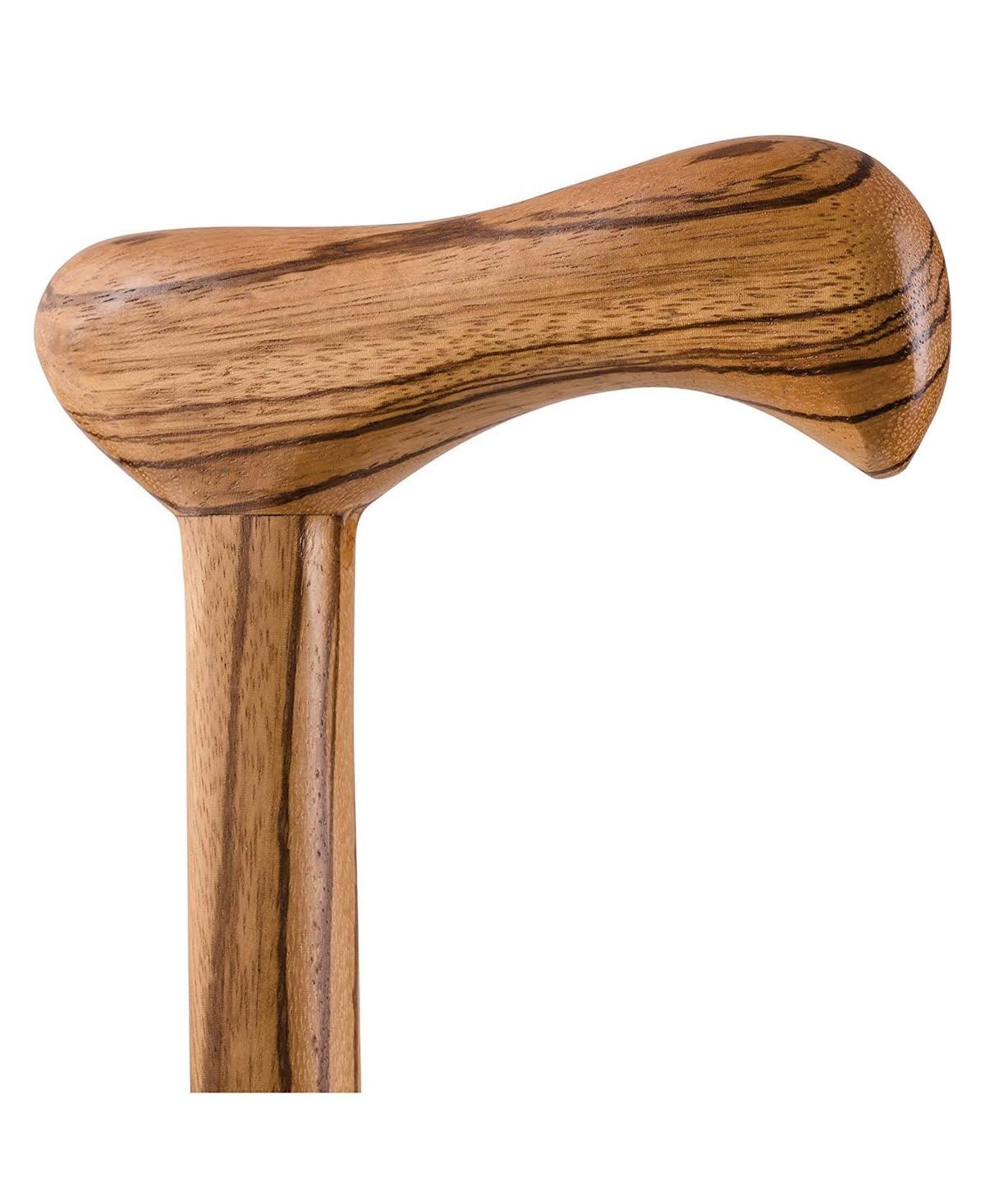 37x22 Twisted Zebrawood Walking Cane J3402