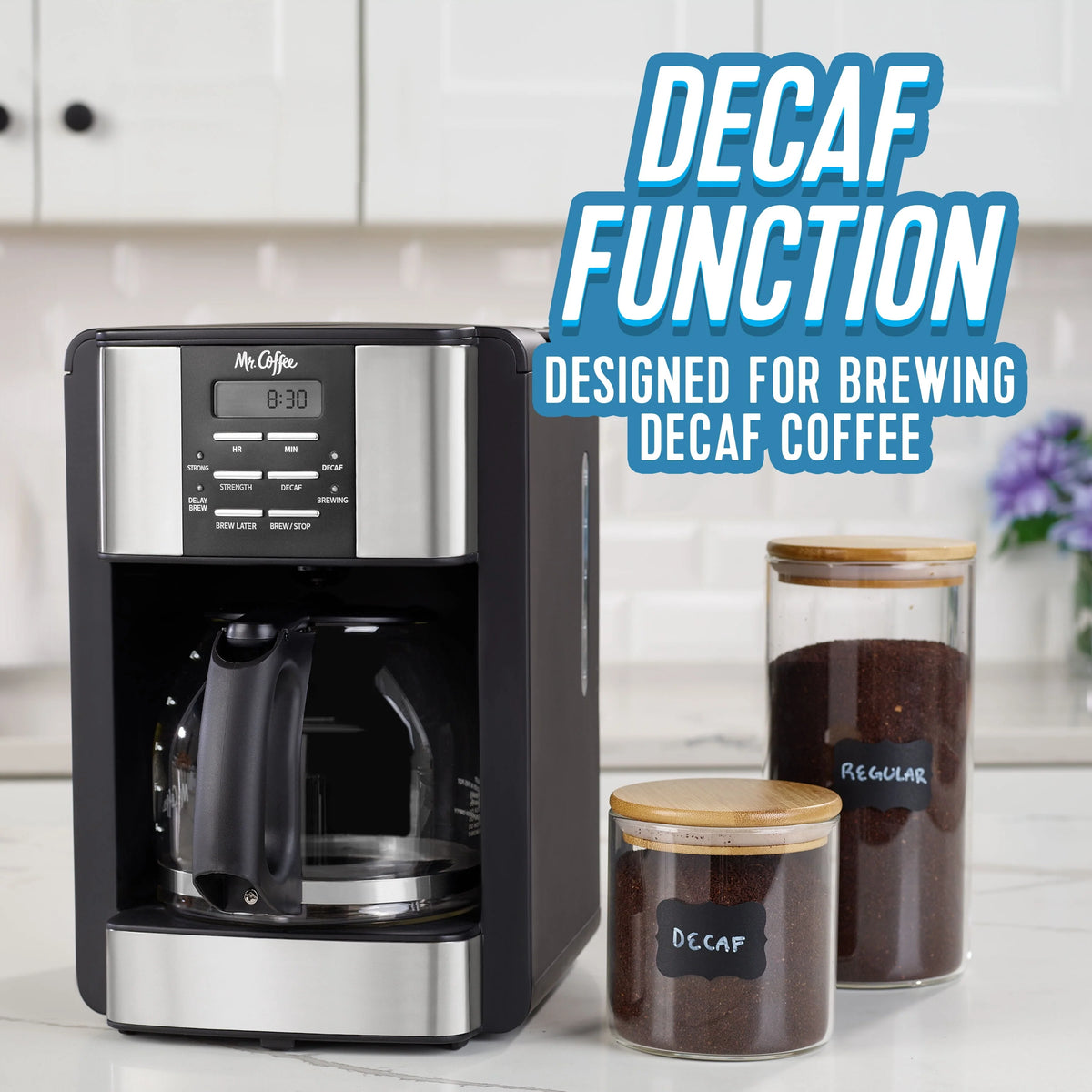 12 Cup Coffee Maker with Decaf Function J195