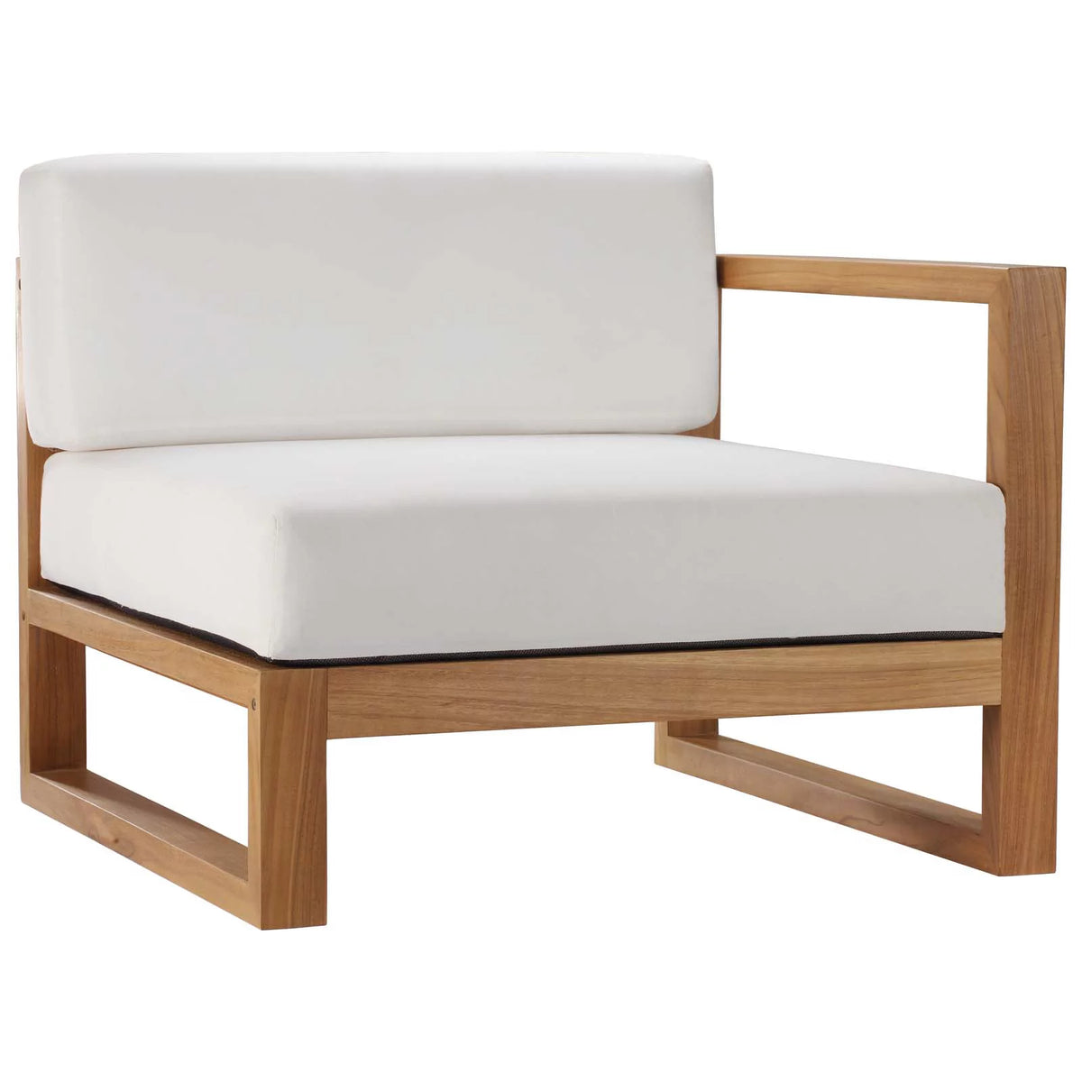Teak Wood 3-Piece Sectional Sofa Set B998