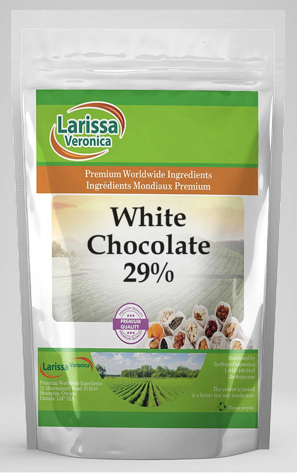 White Chocolate Couverture Callets 16 oz 2-Pack V92642