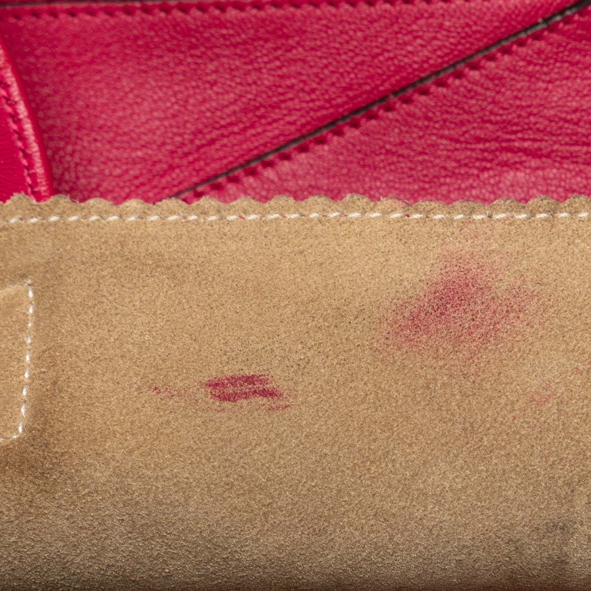 Pink Calf Leather Tote Bag E334