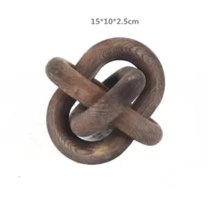 3 Link Wooden Chain Decor Y52530