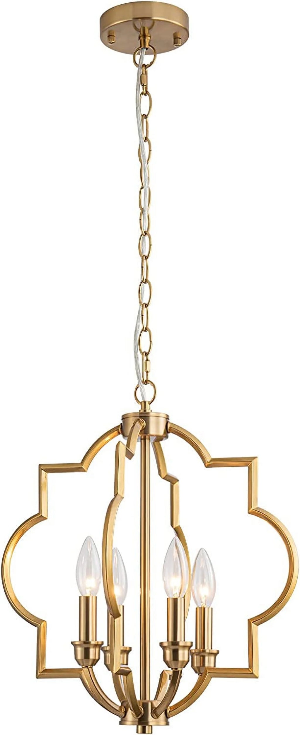 Gold 4 Light Chandelier Z880