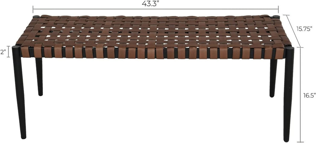 Natural Brown 2-Seat Bench O344310