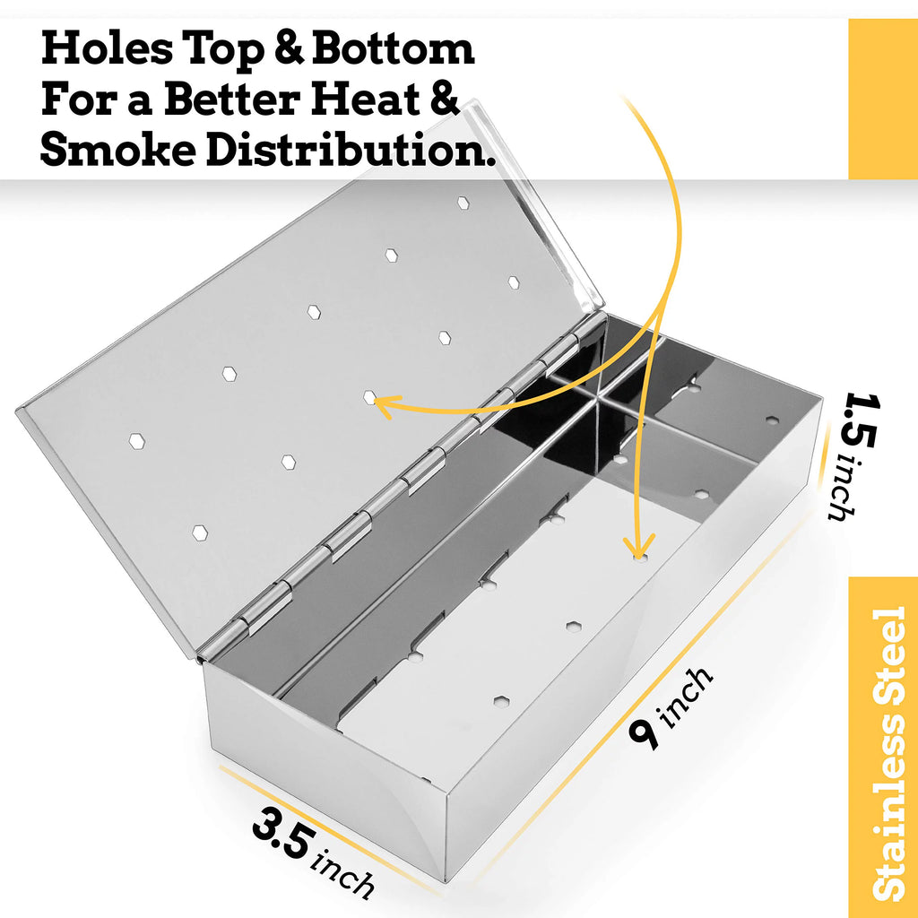 Grill Smoker Box for Wood Chips C153