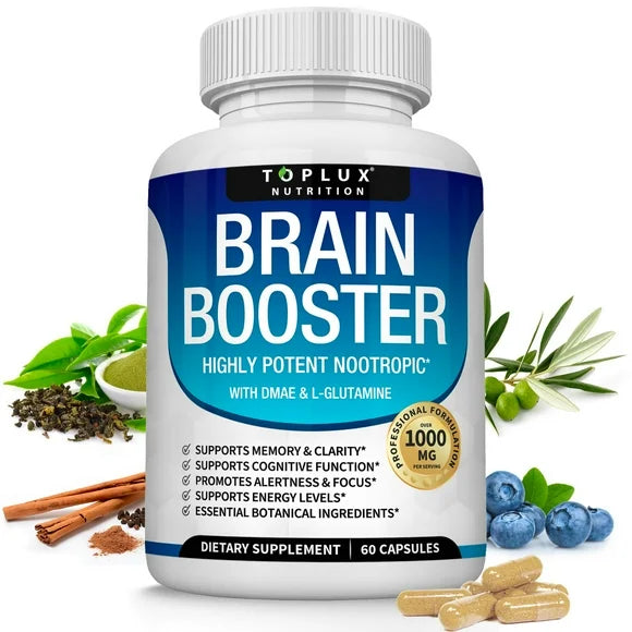 Brain Booster Nootropic Supplement 60 Capsules I269