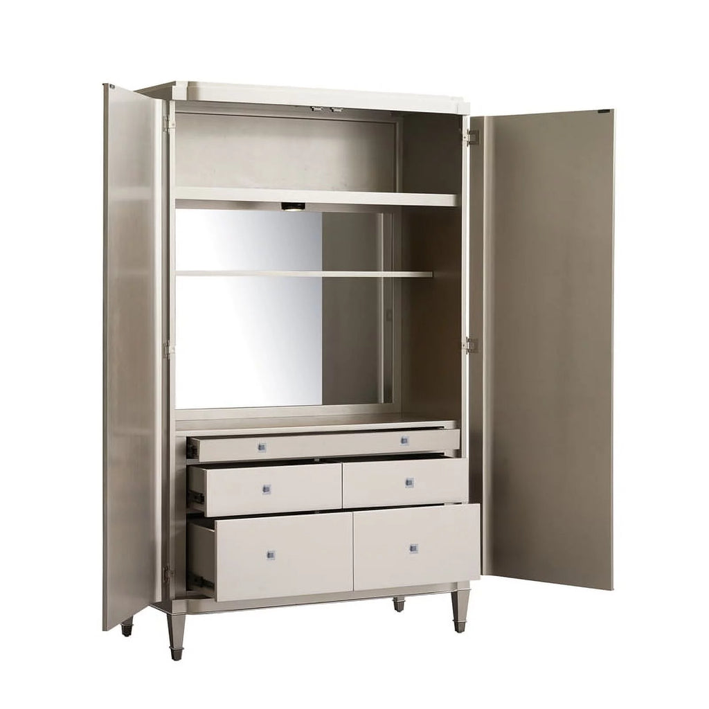 Solid Wood Storage Armoire Cabinet R2104