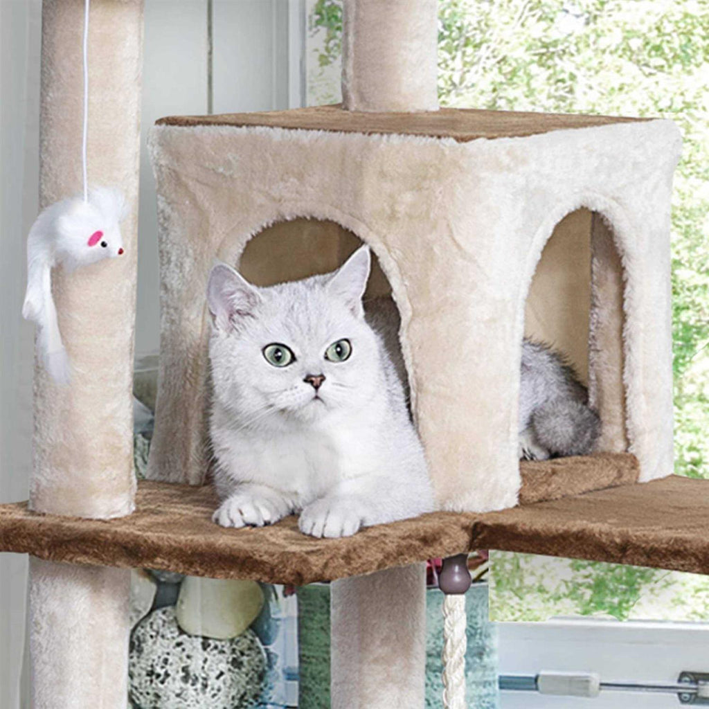 Kitten Cat Tree Condo with Scratching Board L2302