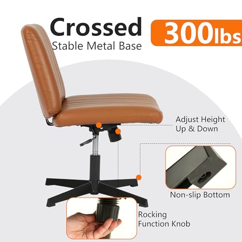 Armless Cross Legged Office Desk Chair B27090