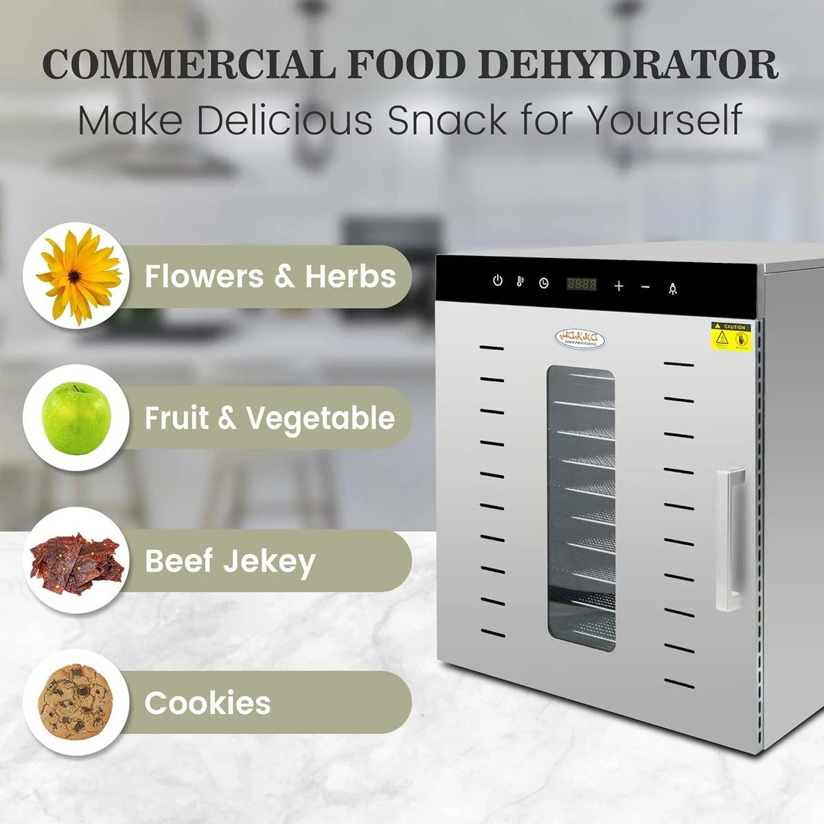 12 Trays Stainless Steel Dehydrator X798032