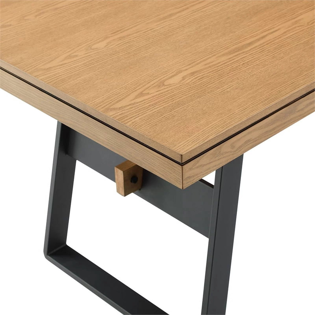72" Light Oak Wood Dining Table O669258