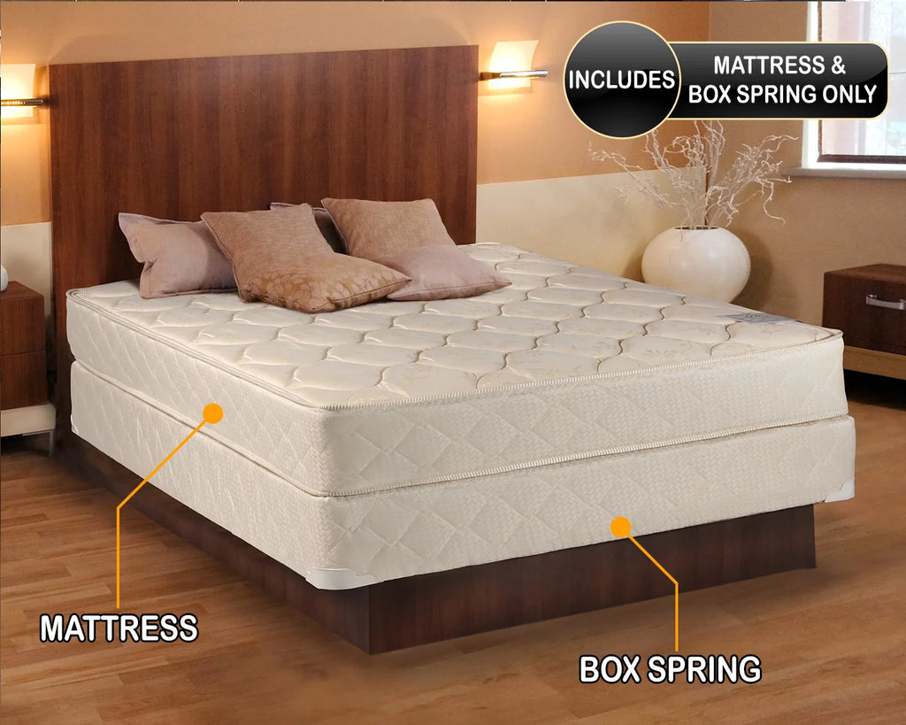 Full XL Mattress and Box Spring Set D9463