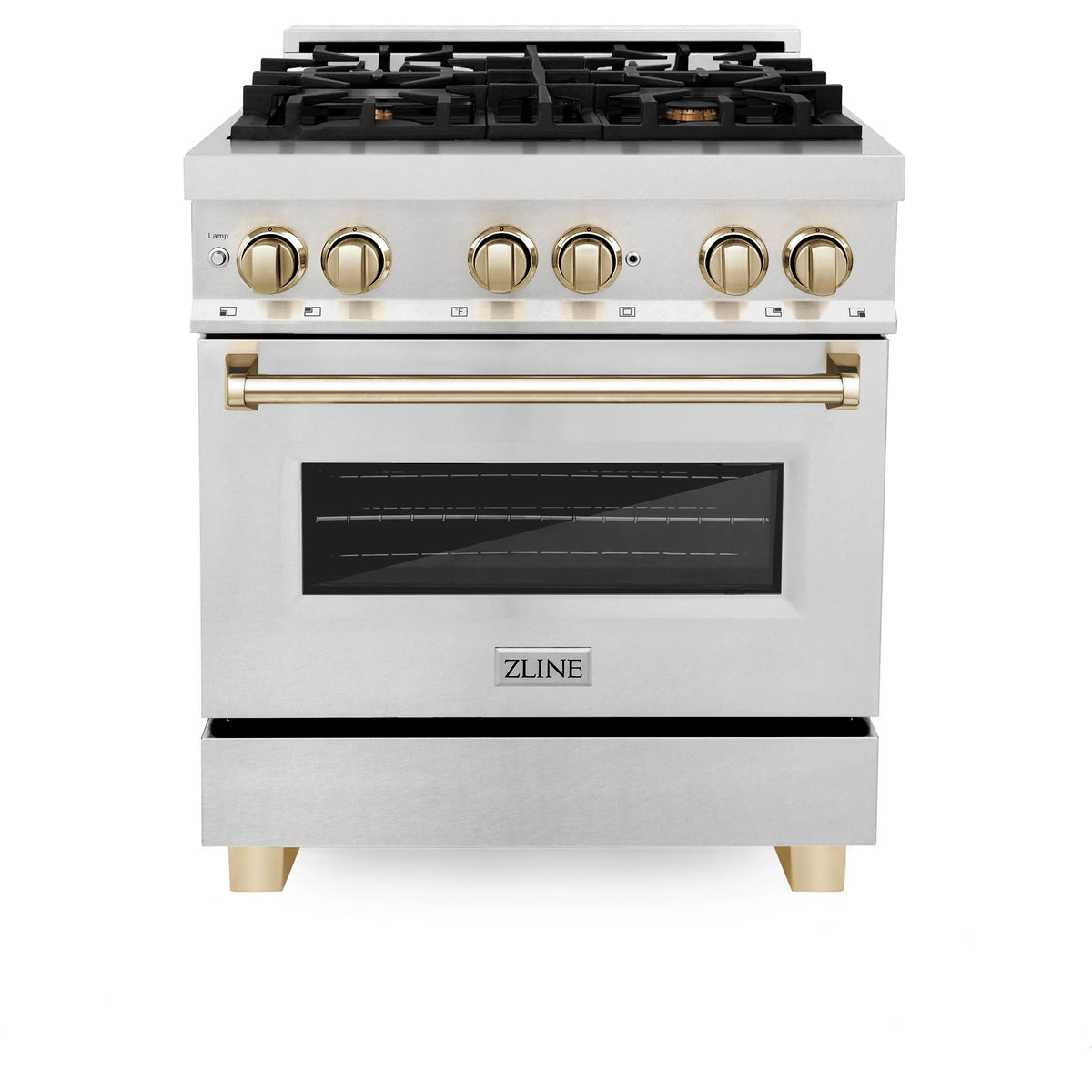 30 in. Gas Burner Electric Oven Range Stainless Steel Q79762