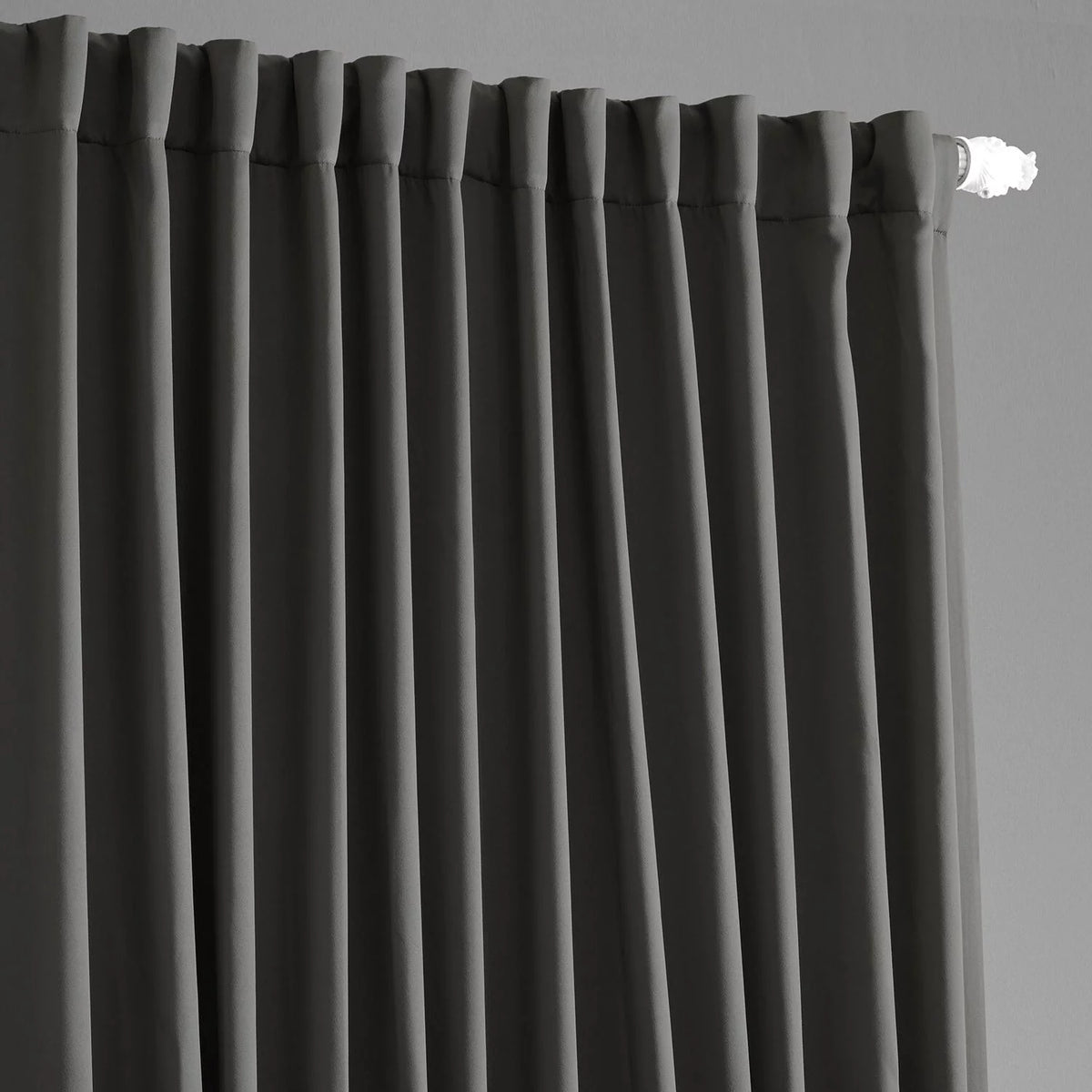 Anthracite Grey Extra Wide Blackout Curtain, 100W X 120L Z28531