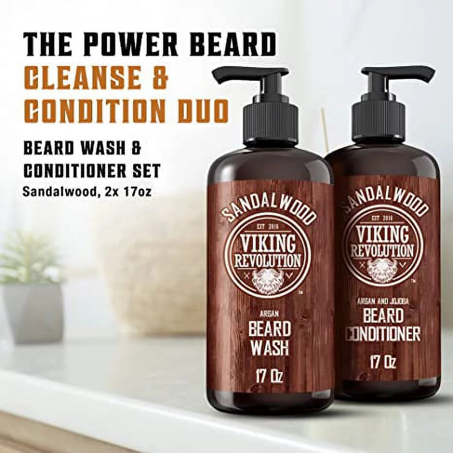 Beard Wash & Conditioner Sandalwood 34 Oz T8153