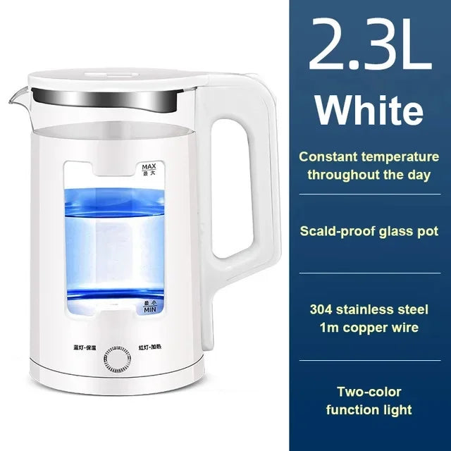 Glass Hot Water Boiling Teapot A501186
