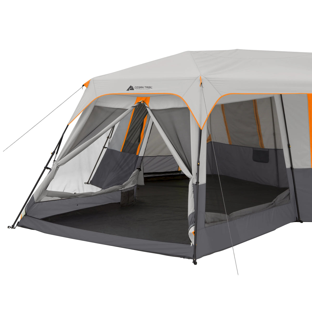 20' x 18' 12-Person 3-Room Instant Cabin Tent with Screen Room Y832
