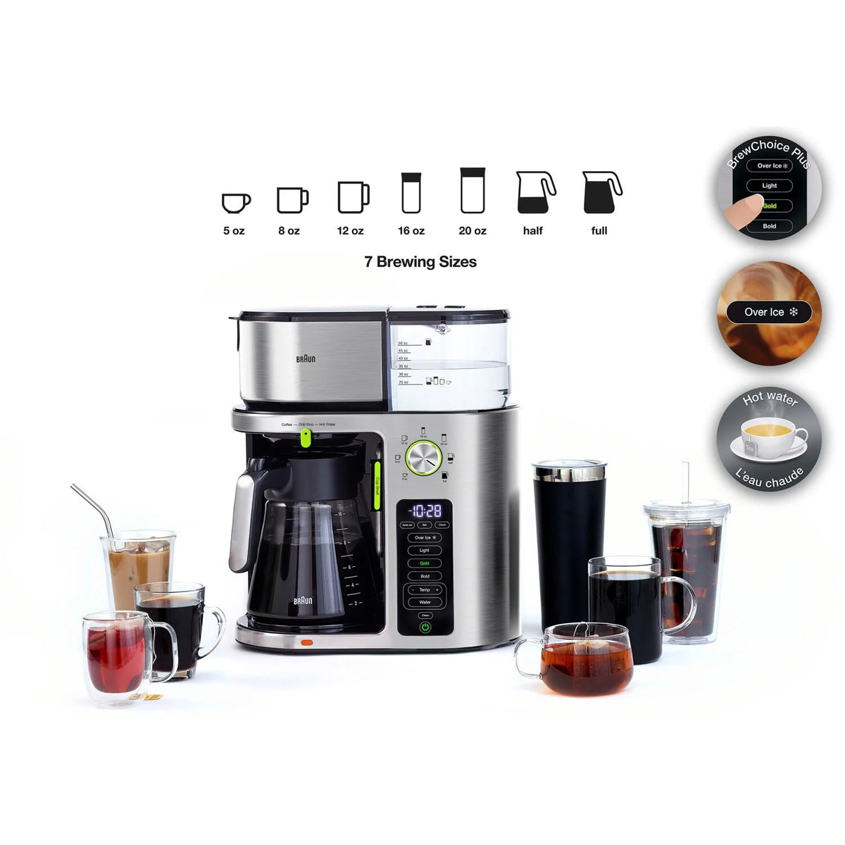 Stainless Steel 10 Cup Drip Coffee Maker N36285