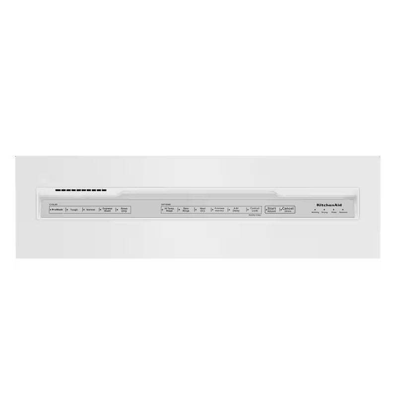 White Front Control Tall Tub Dishwasher with Third Level Rack R2575