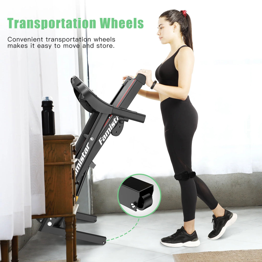 Portable Folding Treadmill with Incline Y148
