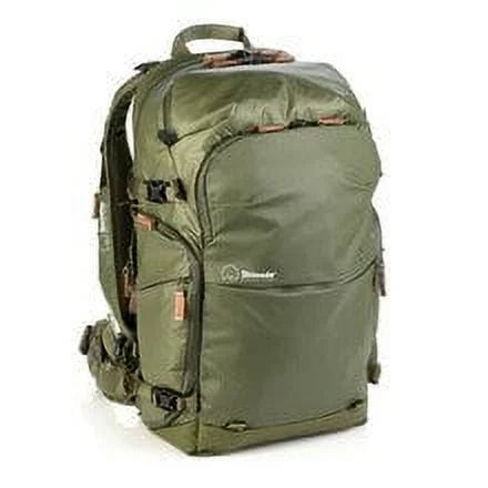 Army Green Water Resistant Camera Backpack N426315