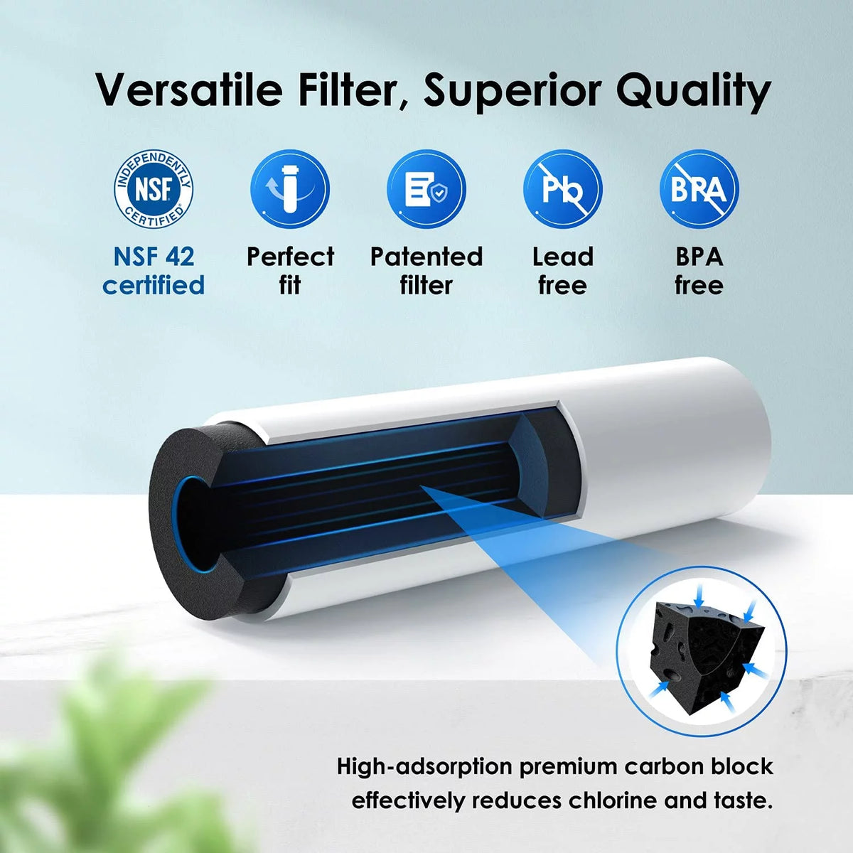 Refrigerator Water Filter, 2 Filters T3525