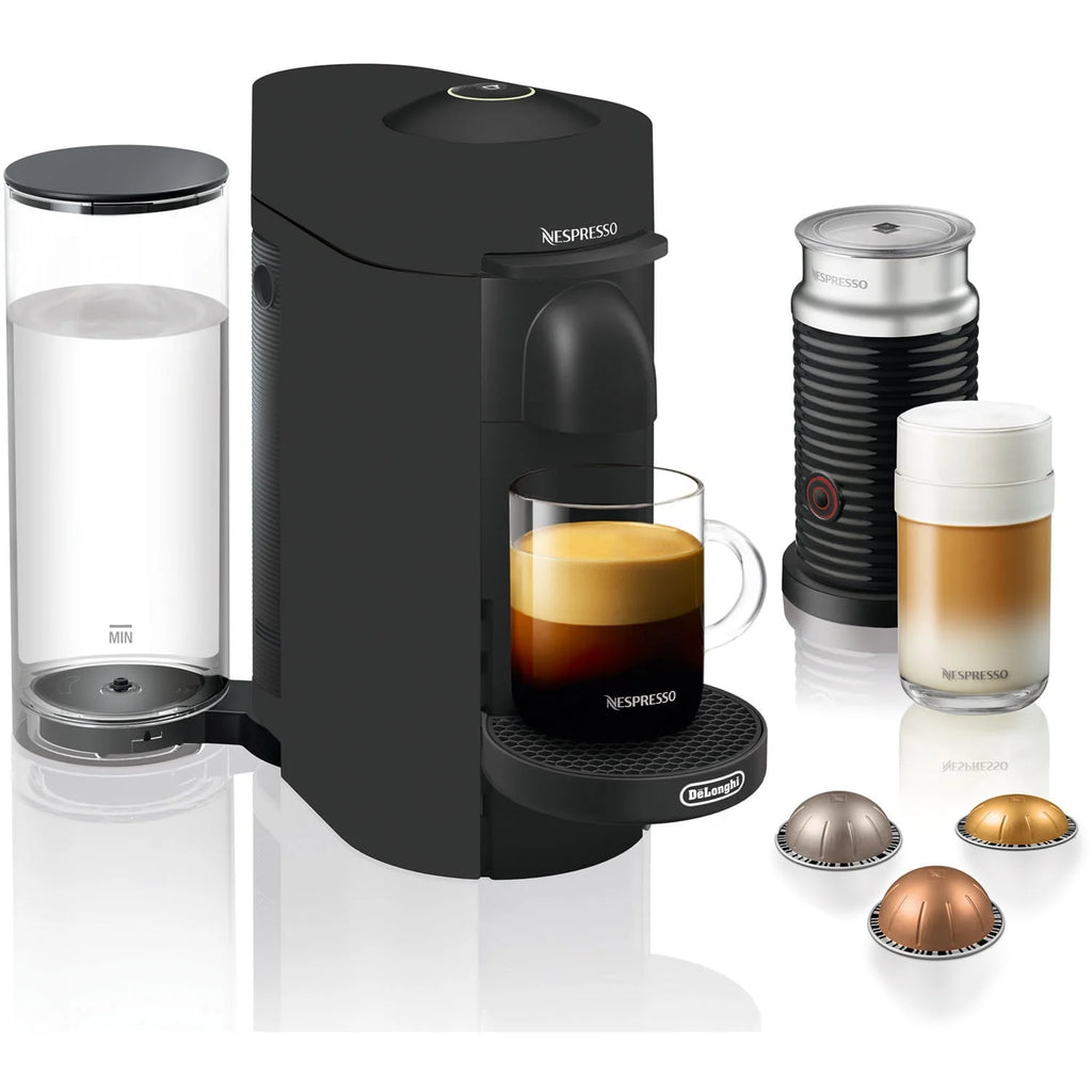 Black Coffee and Espresso Machine with Aeroccino A792
