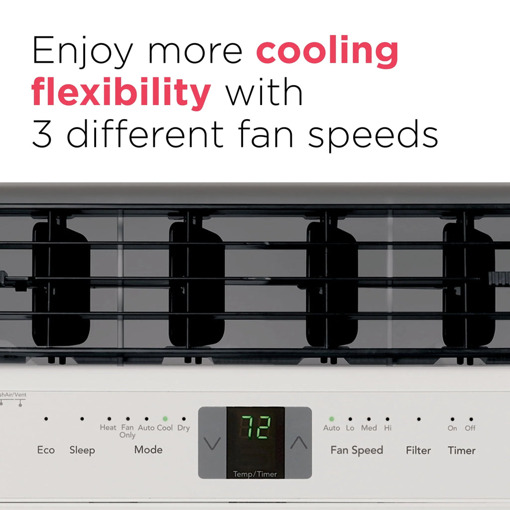 18,000 BTU Window Air Conditioner with Supplemental Heat D252