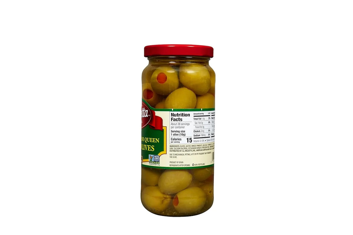 Spanish Queen Martini Olives 10 Ounce Jar Pack Of 2 H774152