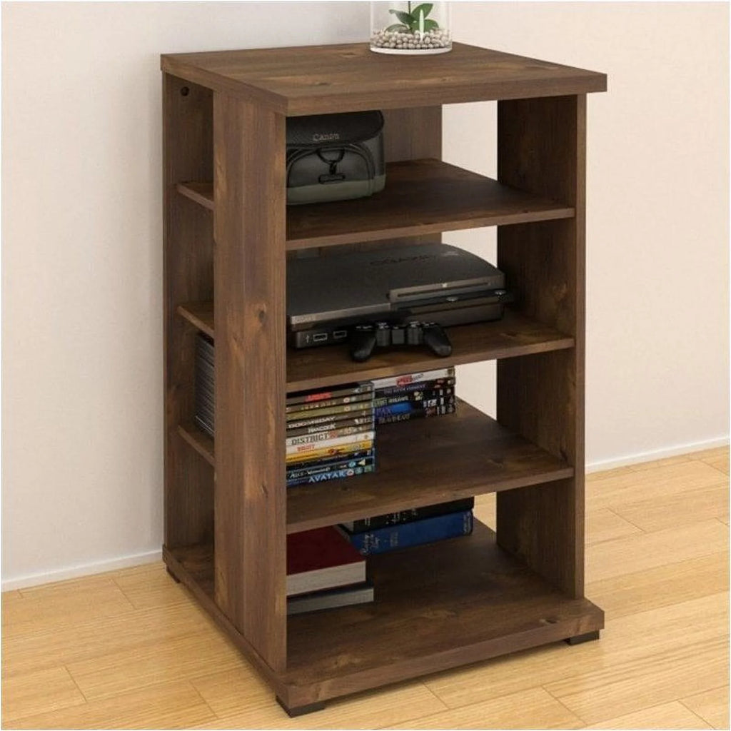 32" Tall 4 Shelf Audio Video Media Tower Stand I360044