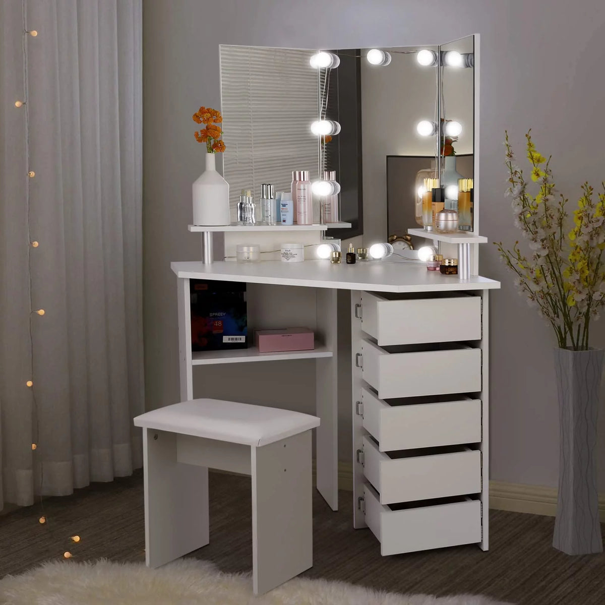 Vanity Table Stool Set V173406