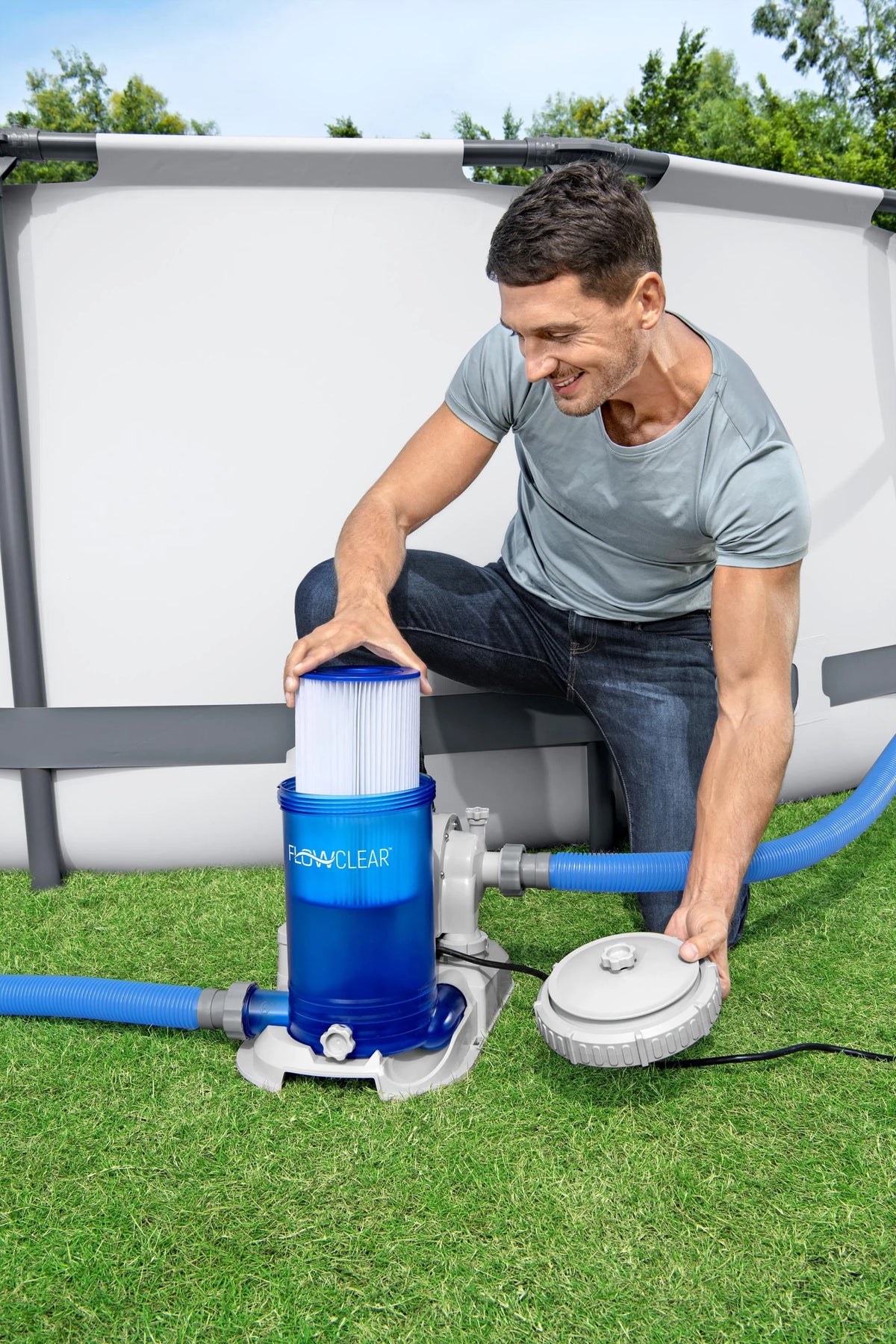 Transparent Filter Pump E74786
