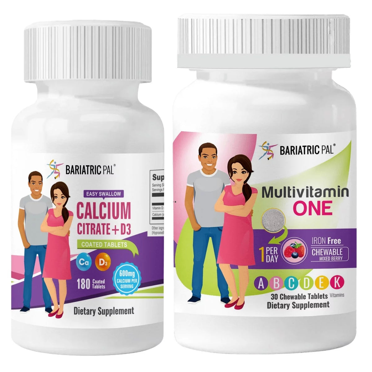 Bariatric Multivitamin & Calcium Citrate Chewable Tablets 30-Day Supply A6724