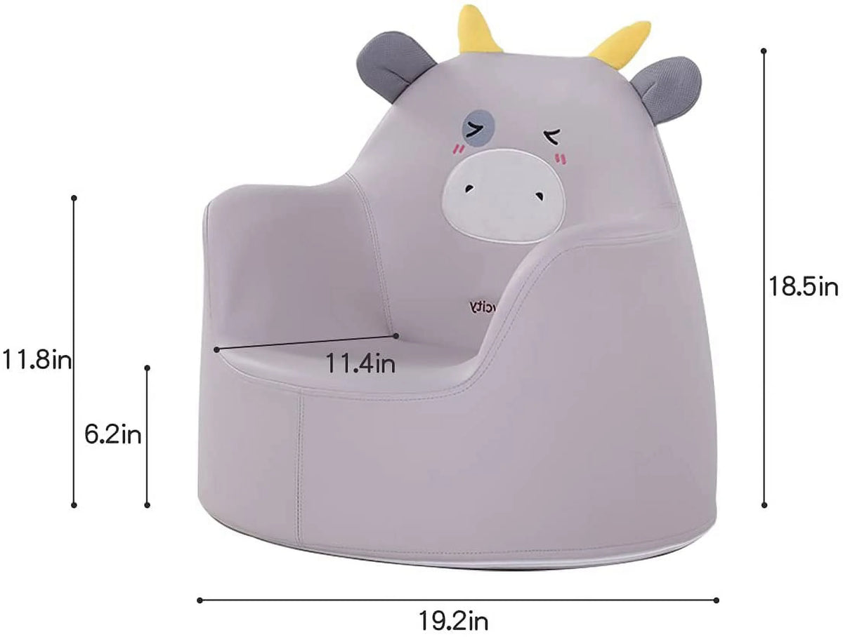 Kids' Sofa, Children Armchair with Cartoon Pattern, Lightweight Foam Couch H3511