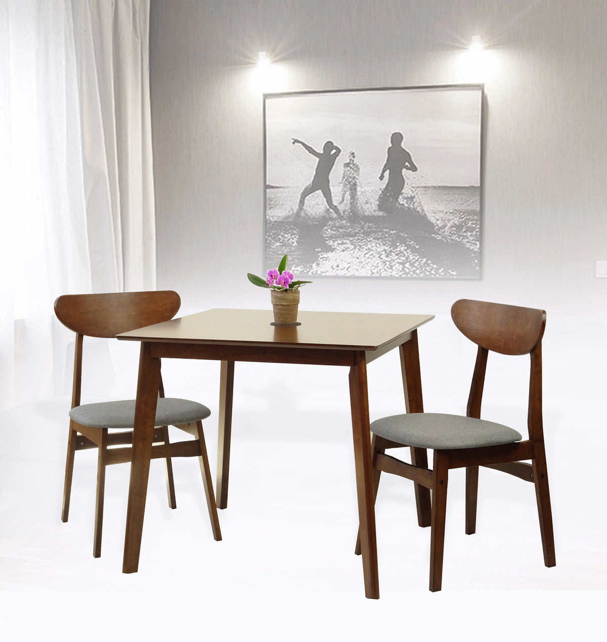 Solid Wood Dining Chairs Set of 2 Y933