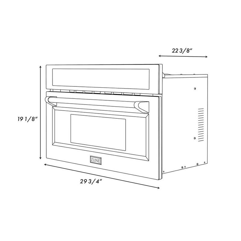 30 in. 1000-Watt Built-In Microwave Oven Stainless Steel C162019