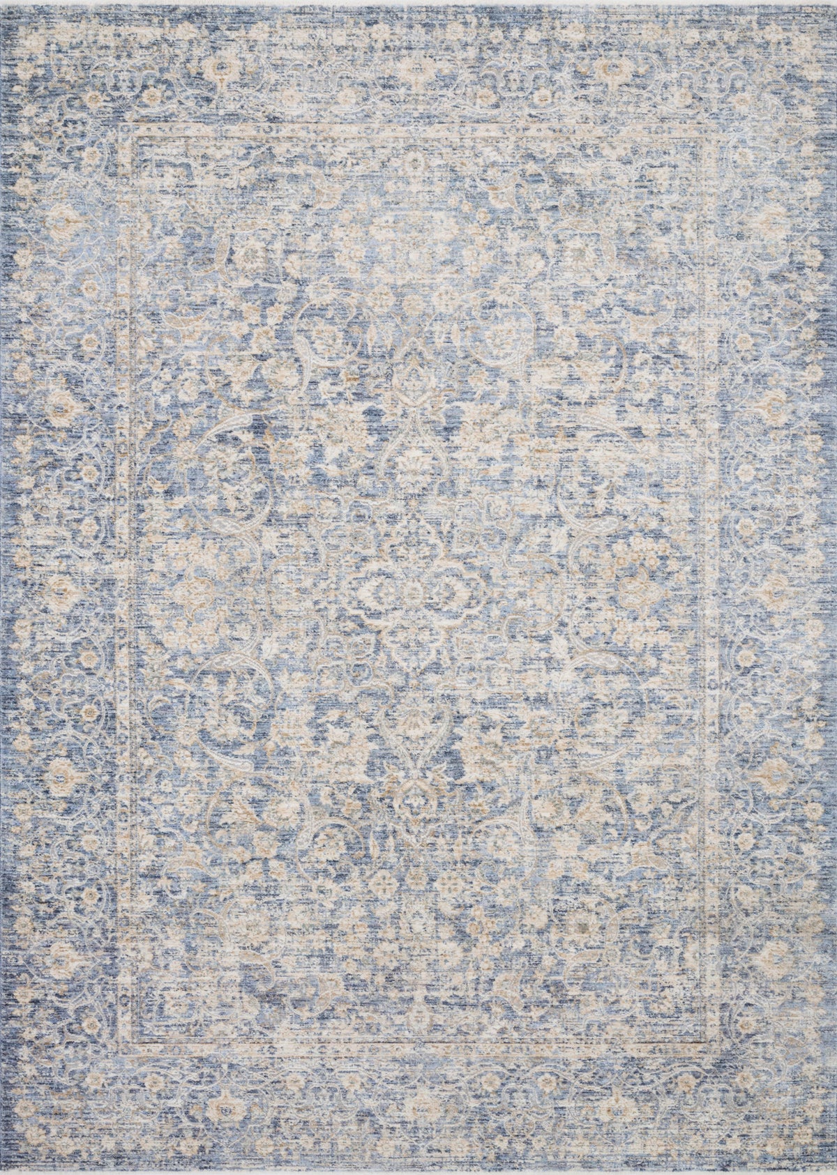 Blue Gold 7'10 x 10' Rug O287