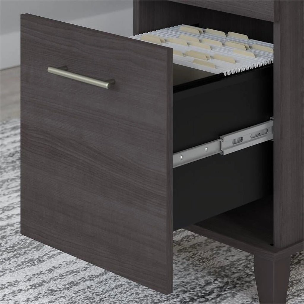 Sit to Stand Desk Set with Bookcase I630620