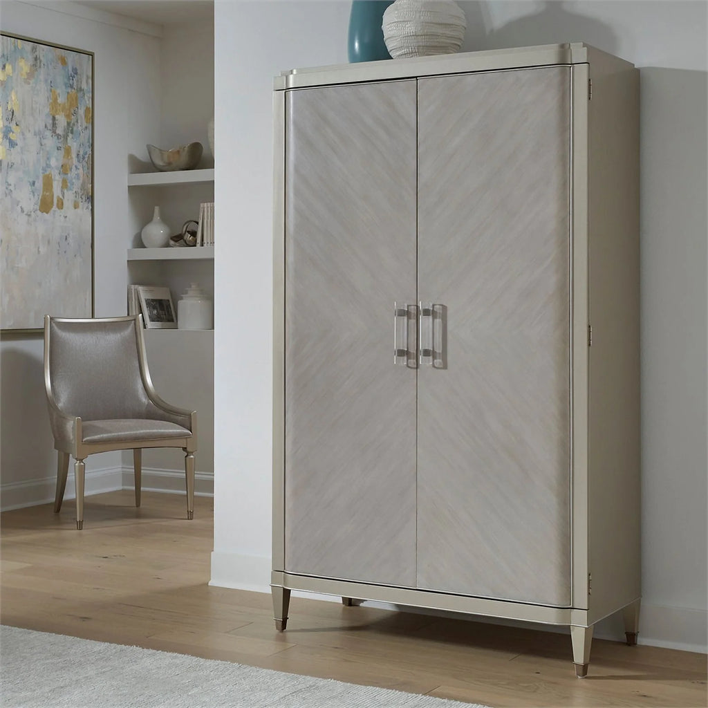Solid Wood Storage Armoire Cabinet R2104