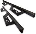 Black Running Boards Side Steps Nerf Bars 2pcs G619