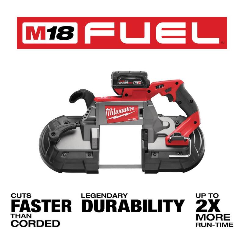 18V Lithium-Ion Brushless Cordless Deep Cut Band Saw Kit with Two 6.0Ah Batteries X6863
