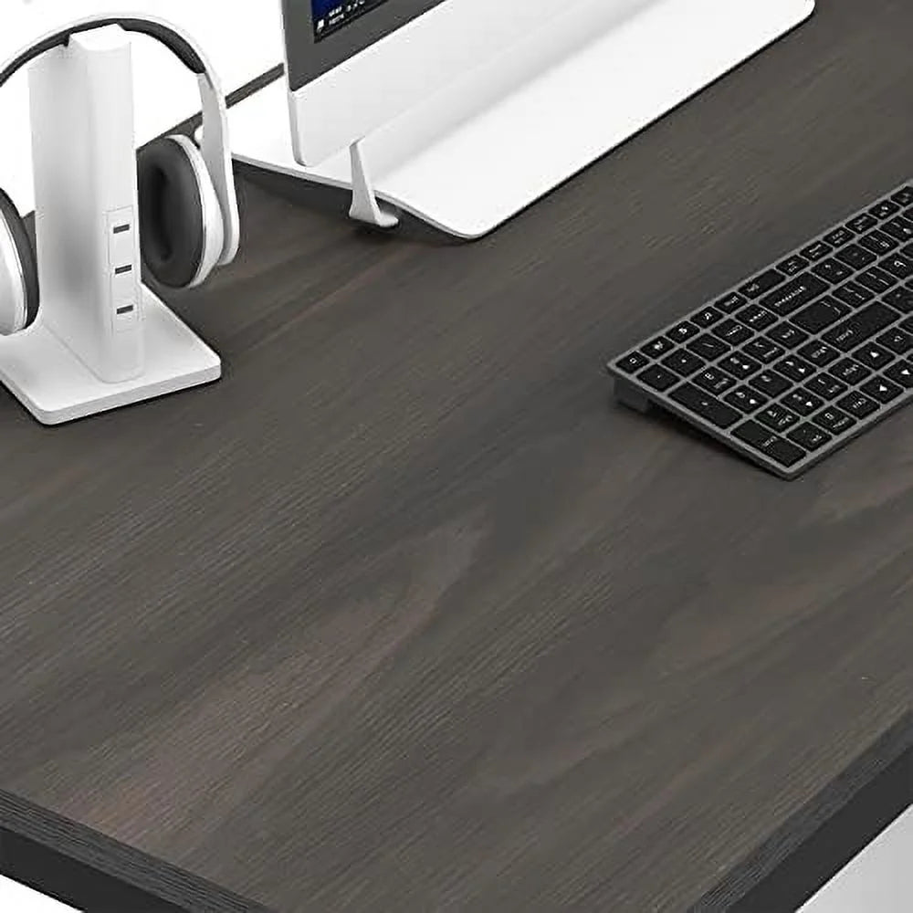 L Shaped Desk 55 inch with Shelves S96108