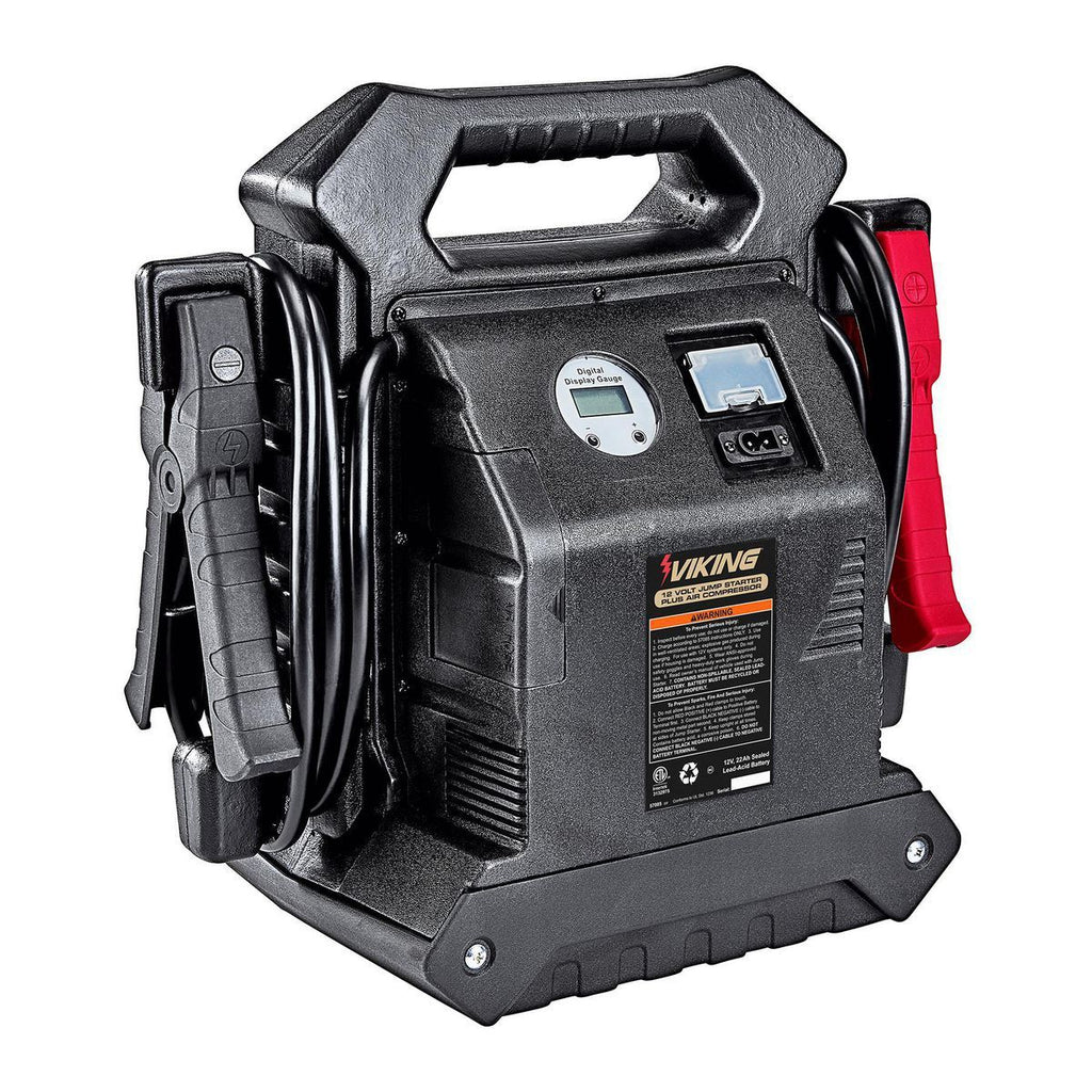 Portable Car Battery Jump Starter and Power Pack with 150 PSI Air Compressor K62926