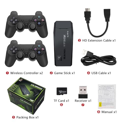Wireless Double Handle Plug and Play Video Game Console C144874
