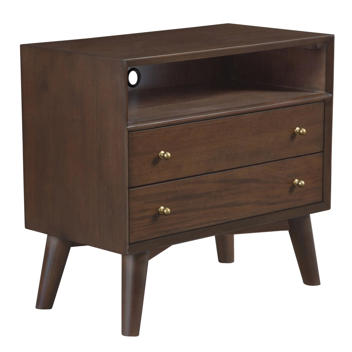 Walnut Nightstand B325337