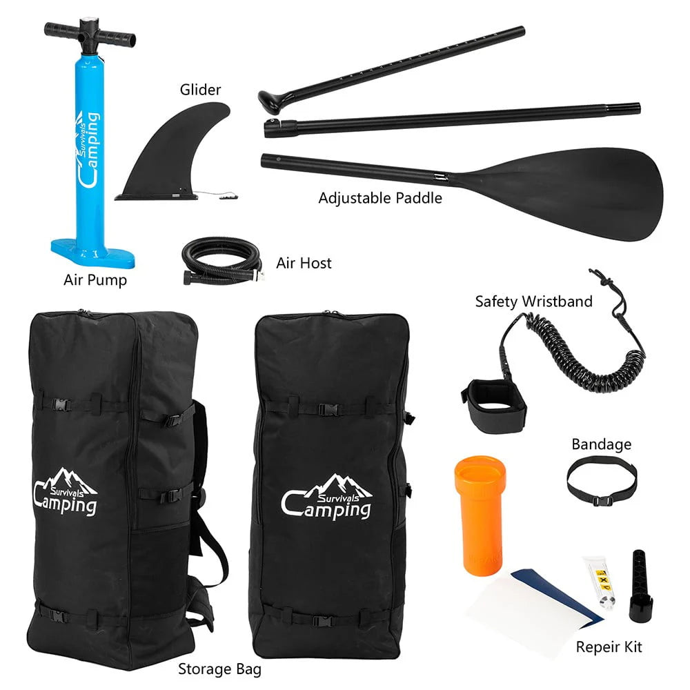 11Ft Inflatable Stand Up Paddle Board with Carrying Bag Q392686