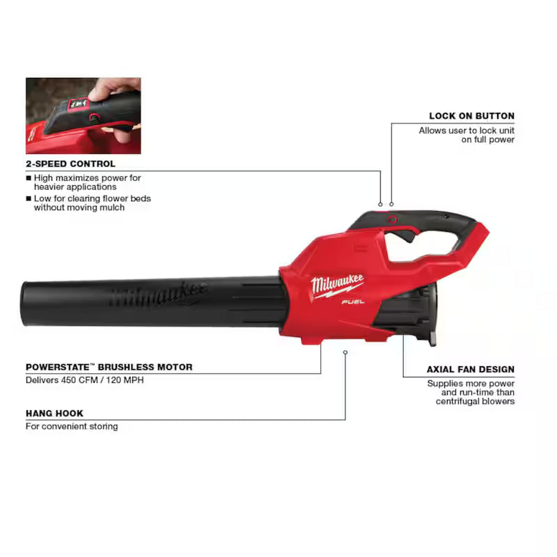 120 MPH 450 CFM 18V Cordless Handheld Blower L591671
