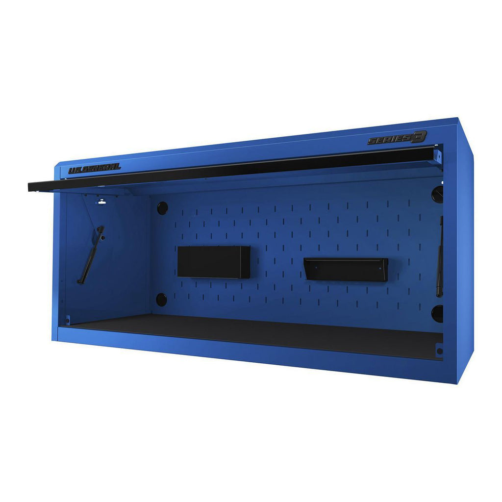 56 in. x 22 in. Blue Work Center Hutch R2802