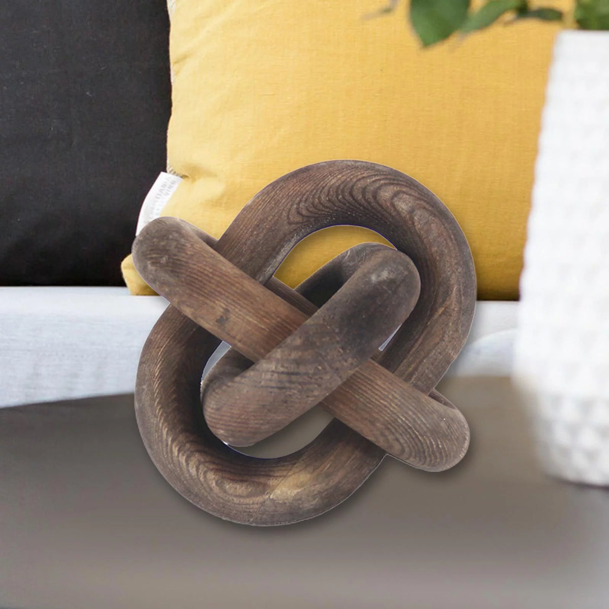 3 Link Wooden Chain Decor Y52530